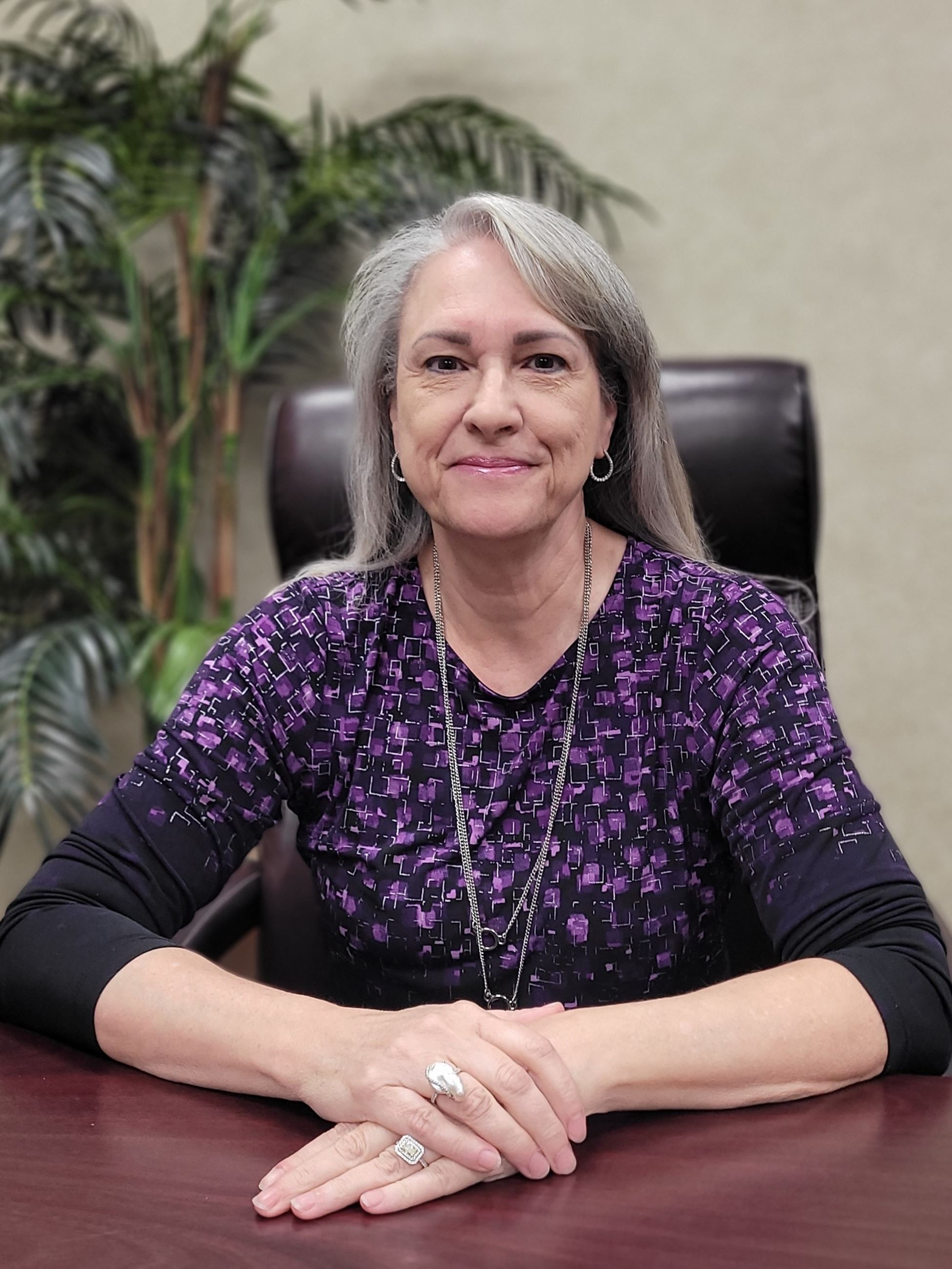 Portrait of Traci Wilkes.